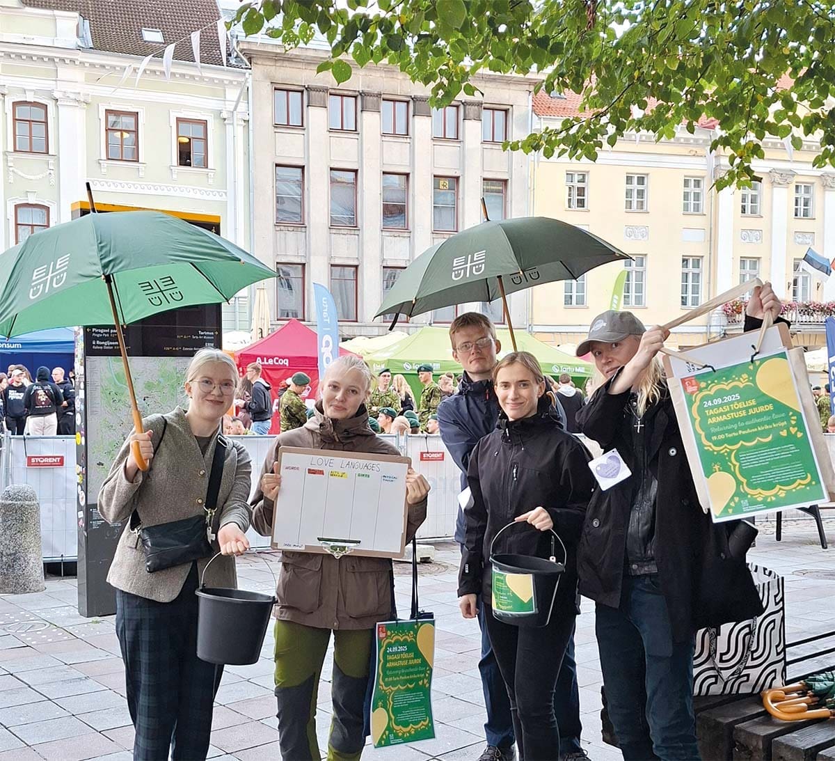 EO:n aktiolaiset veivät toivoa Tarttoon 